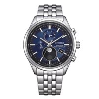 Armbanduhr Citizen Herr Tsuki-yomi Moon Phase in Stahl BY1030-50L